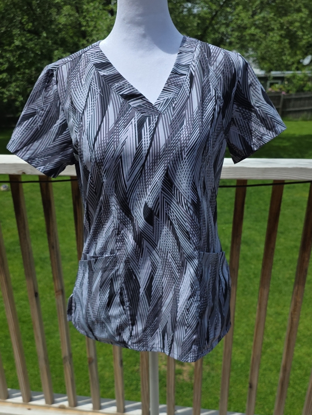 Barco Polyester Scrub Top XS